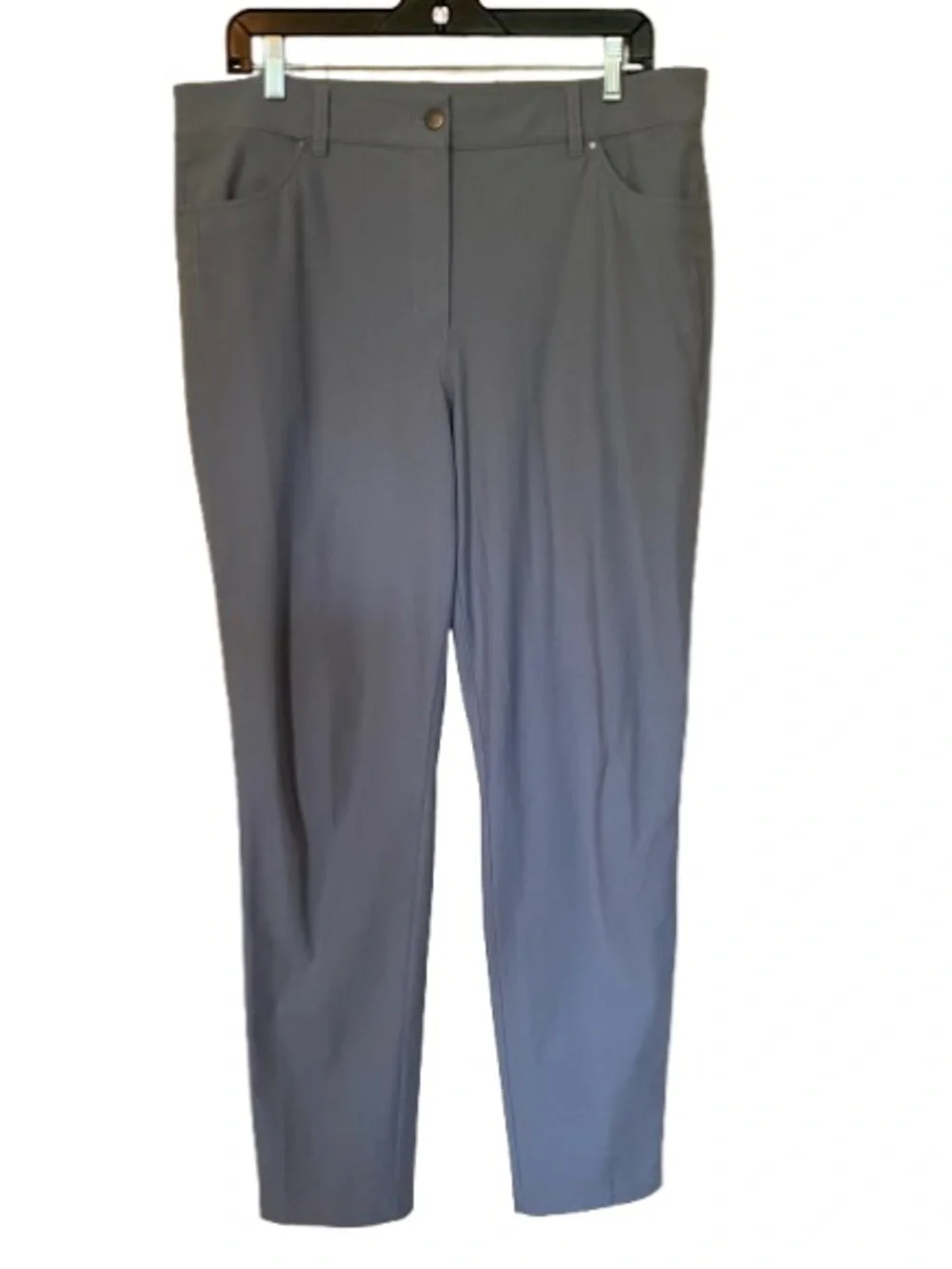 Lululemon Women’s City Sleek 5 Pocket Pants Size 14 Gray W5CPNS Gorpcore EUC